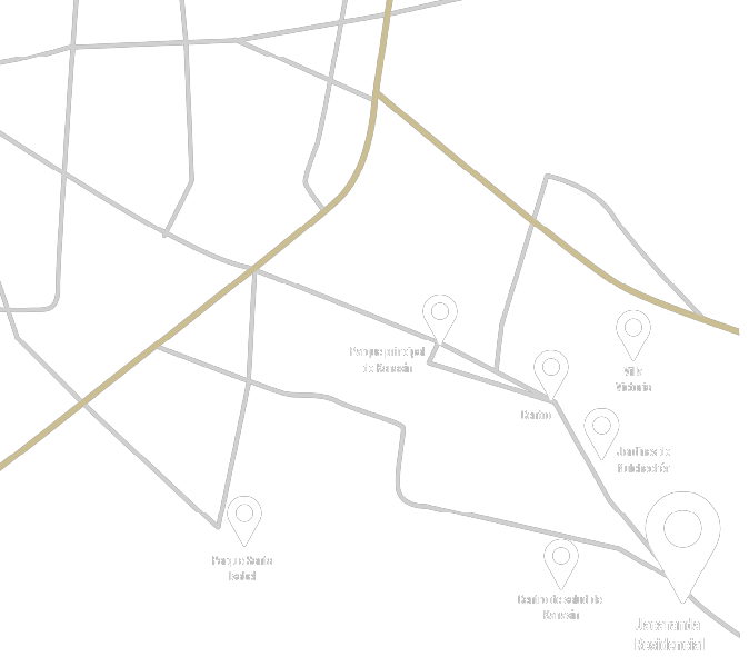El mapa - Jacaranda Residencial